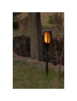 SOLÁRNA BATERKA TANCUJÚCE PLAMENE 12X12X78CM 36 LED XXXL