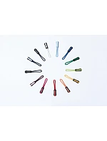 Kariban K 851, 4 ks prívesok na zips 20.K851, nebovo modrá/biela Kariban K 851, 4 ks prívesok na zips 20.K851, nebovo modrá/biela