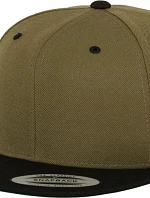 Flexfit 6089M 6-panelová snapbacková čiapka 55.6089 olivová/čierna