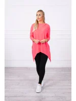 Mikina s potiskem kola růžová neonová Mikina s potiskem kola růžová neonová