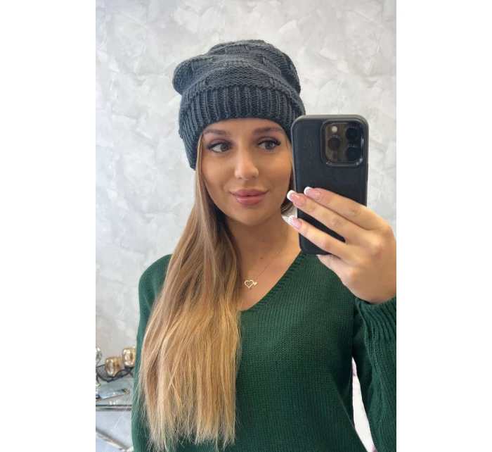 Dámska čiapka Nastia K373 graphite Dámska čiapka Nastia K373 graphite