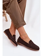 Mokasiny z Přírodního Semiše Vinceza 18122 Čokoládové Mokasiny z Přírodního Semiše Vinceza 18122 Čokoládové