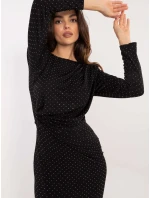 Šaty DHJ SK 18206.67 čierne