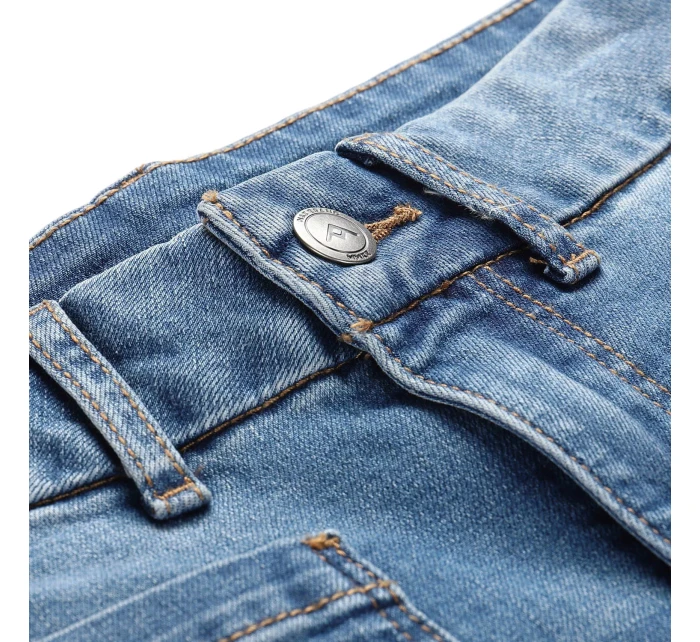 Dámske džínsy s vysokým pásom NAX NAX DAWEA dk.metal blue Dámske džínsy s vysokým pásom NAX NAX DAWEA dk.metal blue