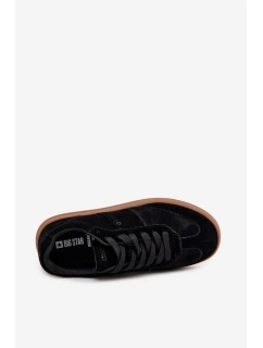 Dámske semišové tenisky Big Star HI-POLY SYSTEM - čierne