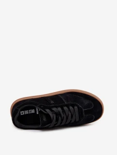 Dámske semišové tenisky Big Star HI-POLY SYSTEM - čierne