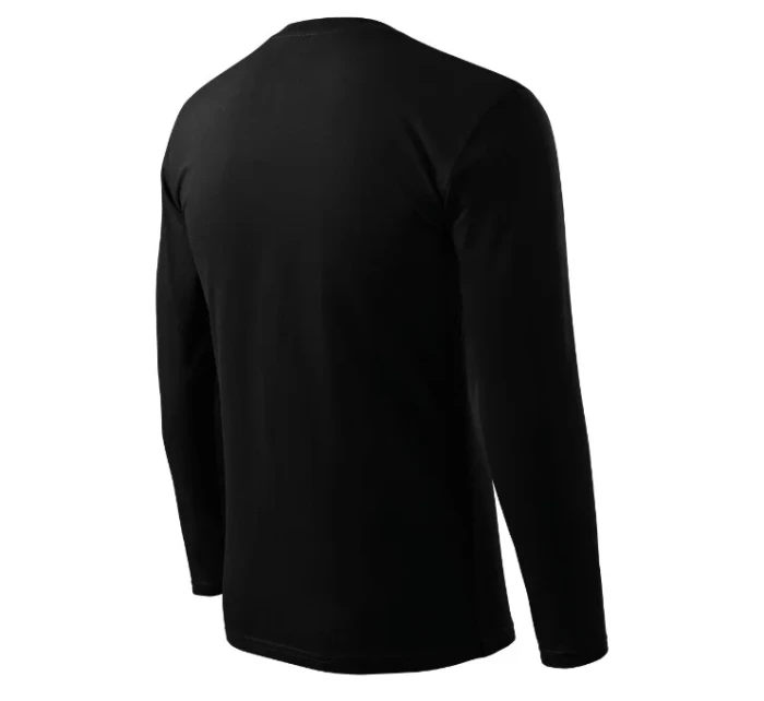 Tričko s dlhým rukávom unisex čierne