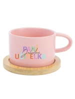 Personalizovaný keramický hrníček Makronka pro paní učitelku/pana učitele Personalizovaný keramický hrníček Makronka pro paní učitelku/pana učitele