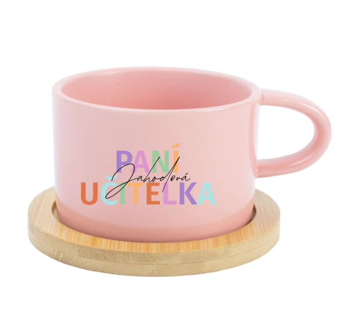 Personalizovaný keramický hrníček Makronka pro paní učitelku/pana učitele Personalizovaný keramický hrníček Makronka pro paní učitelku/pana učitele