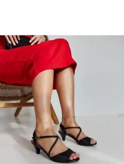 Sandále na podpätku model 207503 Solea