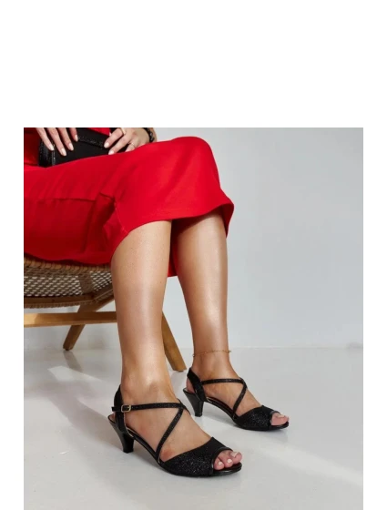 Sandále na podpätku model 207503 Solea Sandále na podpätku model 207503 Solea