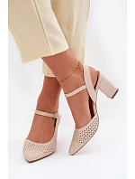 Sandále na podpätku model 226504 Vykročte štýlovo Sandále na podpätku model 226504 Vykročte štýlovo