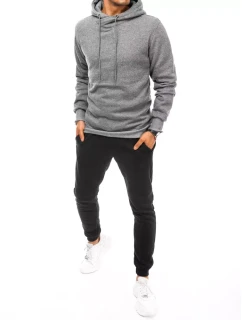 Pánska sivo-čierna tepláková súprava FashionStreet AX0669