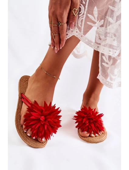 Dámské žabky s  Červené model 21592640 - Boto