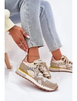 Tenisky Sportovní Boty Dámské model 21690091 Zlaté - D.Franklin