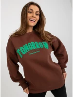 Mikina EM BL 617 7.27 tmavo hnedá