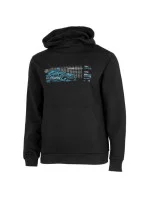 Mikina M model 21424421 tmavě černá - 4F Mikina M model 21424421 tmavě černá - 4F