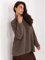 Sweter CH SW model 21795545 ciemny bezowy - FPrice Sweter CH SW model 21795545 ciemny bezowy - FPrice