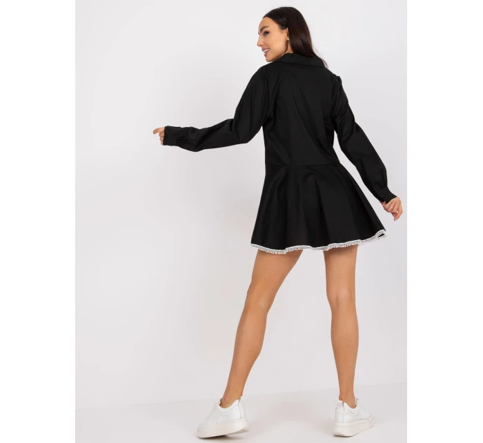 Dámske šaty-DHJ-SK-6801.63P-čierne