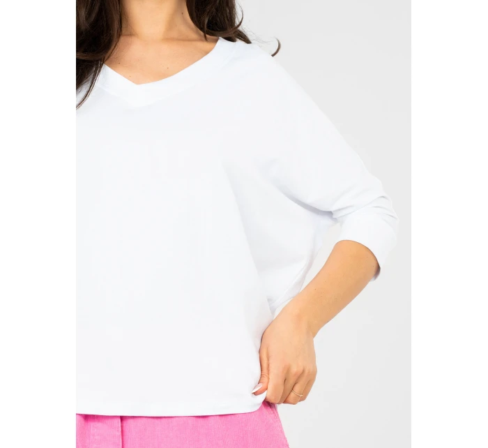 Bluzka RV BZ model 22011342 biały - FPrice Bluzka RV BZ model 22011342 biały - FPrice