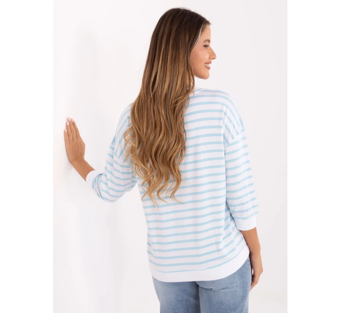 Blúzka RV BZ A791.53 bielo-modrá