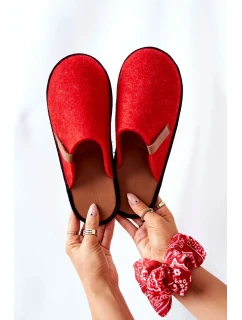 Women's Slippers Big Star II267002 Red-Brown