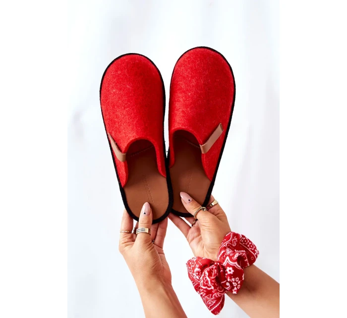 Women's Slippers Big Star II267002 Red-Brown Women's Slippers Big Star II267002 Red-Brown