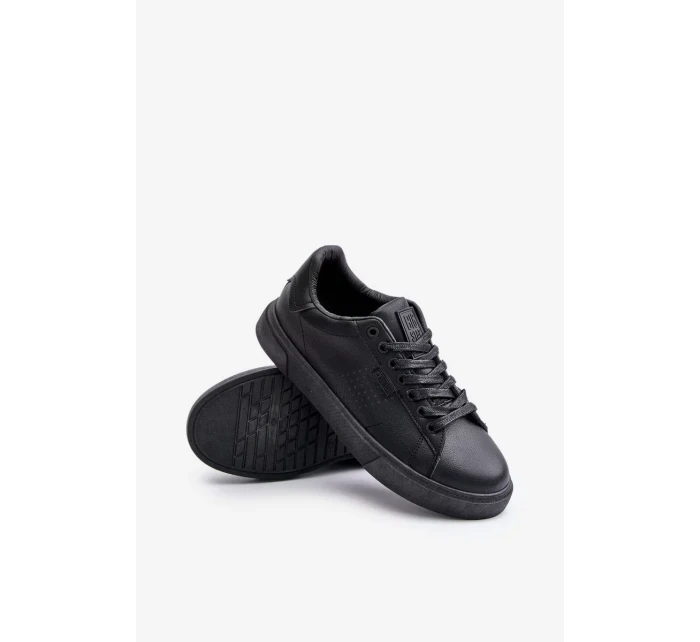 Pánske kožené tenisky ECO Big Star - čierne