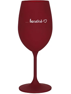...KONEČNE - burgundský pohár na víno 350 ml