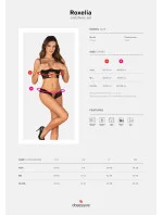 Odvážny set otvorený Roxelia crotchless set - Obsessive Odvážny set otvorený Roxelia crotchless set - Obsessive