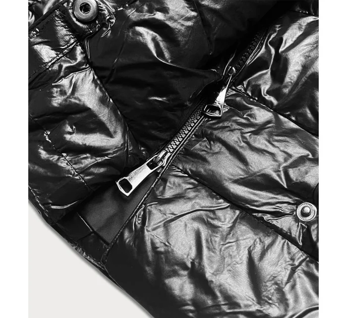 PIKOWANA KURTKA DAMSKA Z  CZARNY model 21242611 - Ann Gissy