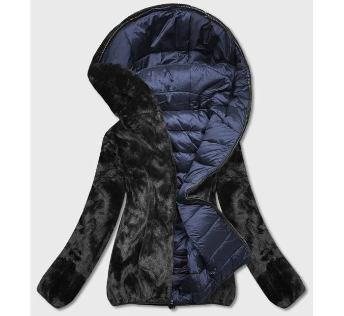 DWUSTRONNA KURTKA DAMSKA GRANATOWA model 21244164 - S'WEST