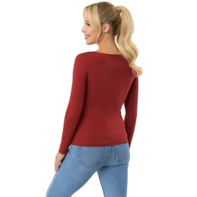 Dámske tričko Manati long wine - BABELL