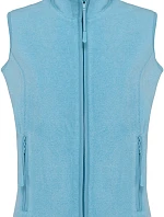 Kariban K 906 Dámska mikrofleecová vesta „Melodie“ 20.K906 cloudy blue heather