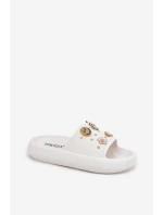Dámské Pěnové Pantofle S  Bílé model 21697203 - VINCEZA