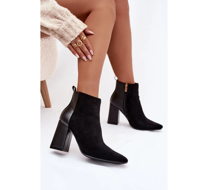 Dámské Kotníkové Boty S Vycpávkou Černé Maloria Dámské Kotníkové Boty S Vycpávkou Černé Maloria