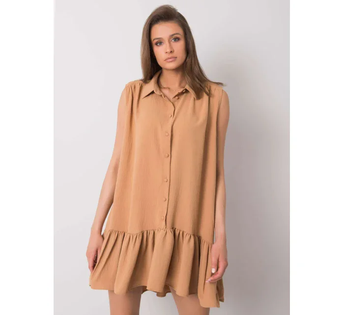 Šaty 341 SK 5183.09 ťava