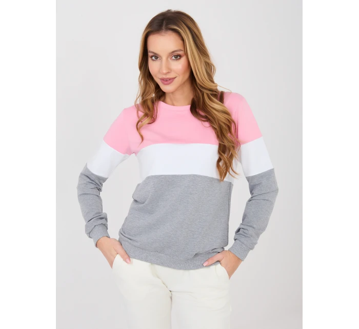 Mikina RV BL 5787.15X sivo-ružová