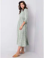 Dámske šaty 232 SK 8009.16 Pistáciová vzor - RUE PARIS Dámske šaty 232 SK 8009.16 Pistáciová vzor - RUE PARIS