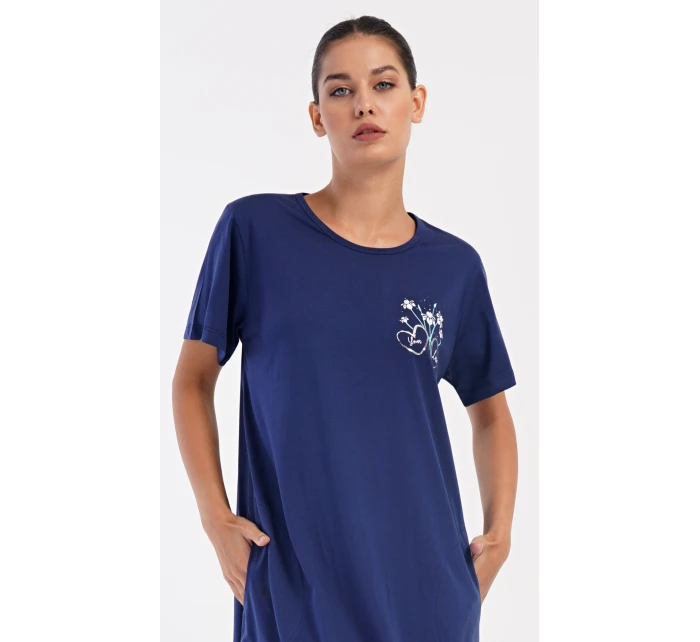 Dámské domácí šaty s krátkým rukávem model 21224664 - Vienetta