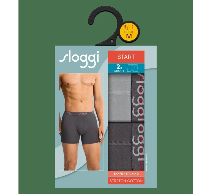 sloggi muži Start Short C2P box - BLACK - SLOGGI BLACK - SLOGGI sloggi muži Start Short C2P box - BLACK - SLOGGI BLACK - SLOGGI