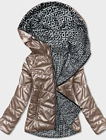 Kapucínová dámska obojstranná bunda (BR9795-12)