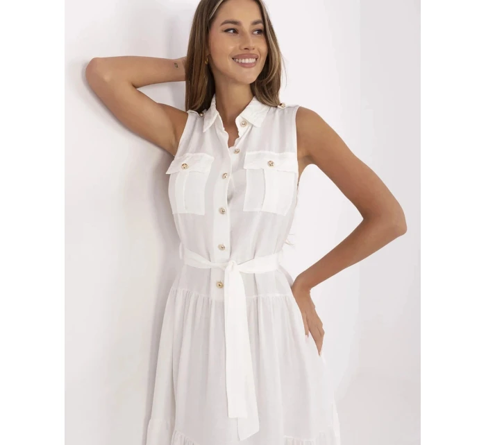 Elegantní dámské maxi šaty v krémové barvě model 21214408 - Factory Price Elegantní dámské maxi šaty v krémové barvě model 21214408 - Factory Price