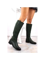 Jezzi W JEZ410C zelené zateplené čižmy