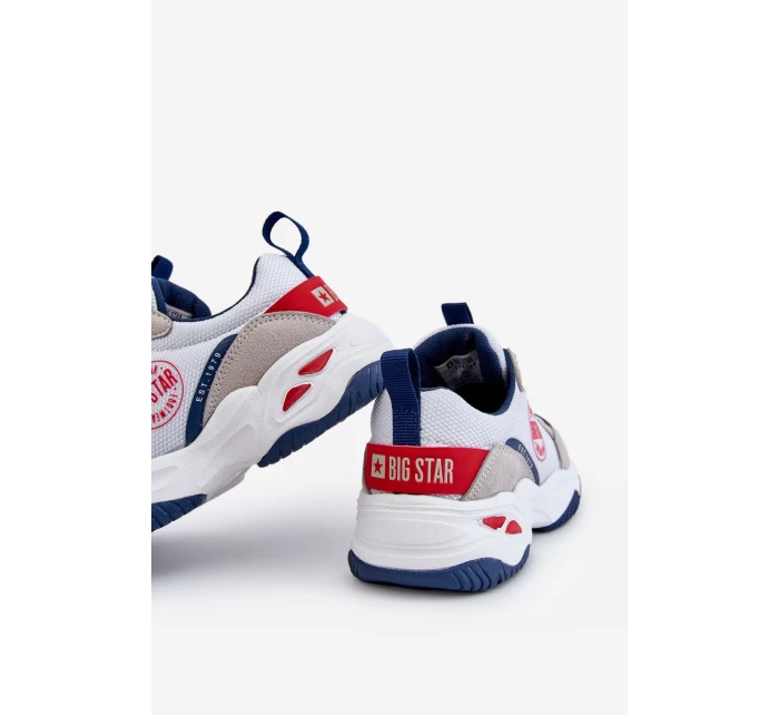 Dziecięce Buty Sportowe Memory Foam System Big Star JJ374269 Białe