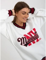 Bluza EM BL model 18502857 biały - FPrice Bluza EM BL model 18502857 biały - FPrice