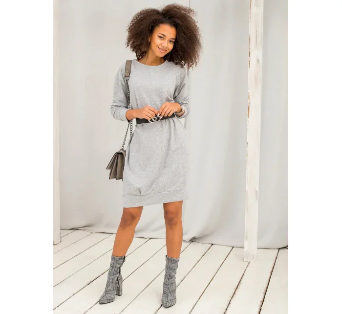 Šaty RV TU model 14827208 šedá - FPrice Šaty RV TU model 14827208 šedá - FPrice