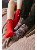 Ponožky 136-KL053 Melange Grey - Steven Ponožky 136-KL053 Melange Grey - Steven