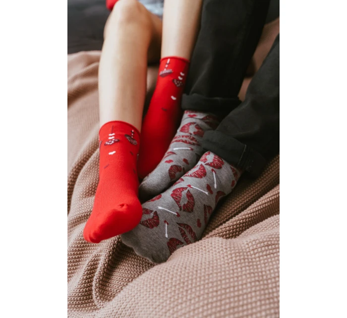 Ponožky 136-KL053 Melange Grey - Steven Ponožky 136-KL053 Melange Grey - Steven