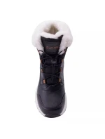 Juniorské členkové snehové topánky Mester Wp Teen Jr 92800555587 Black with White - Hi-Tec